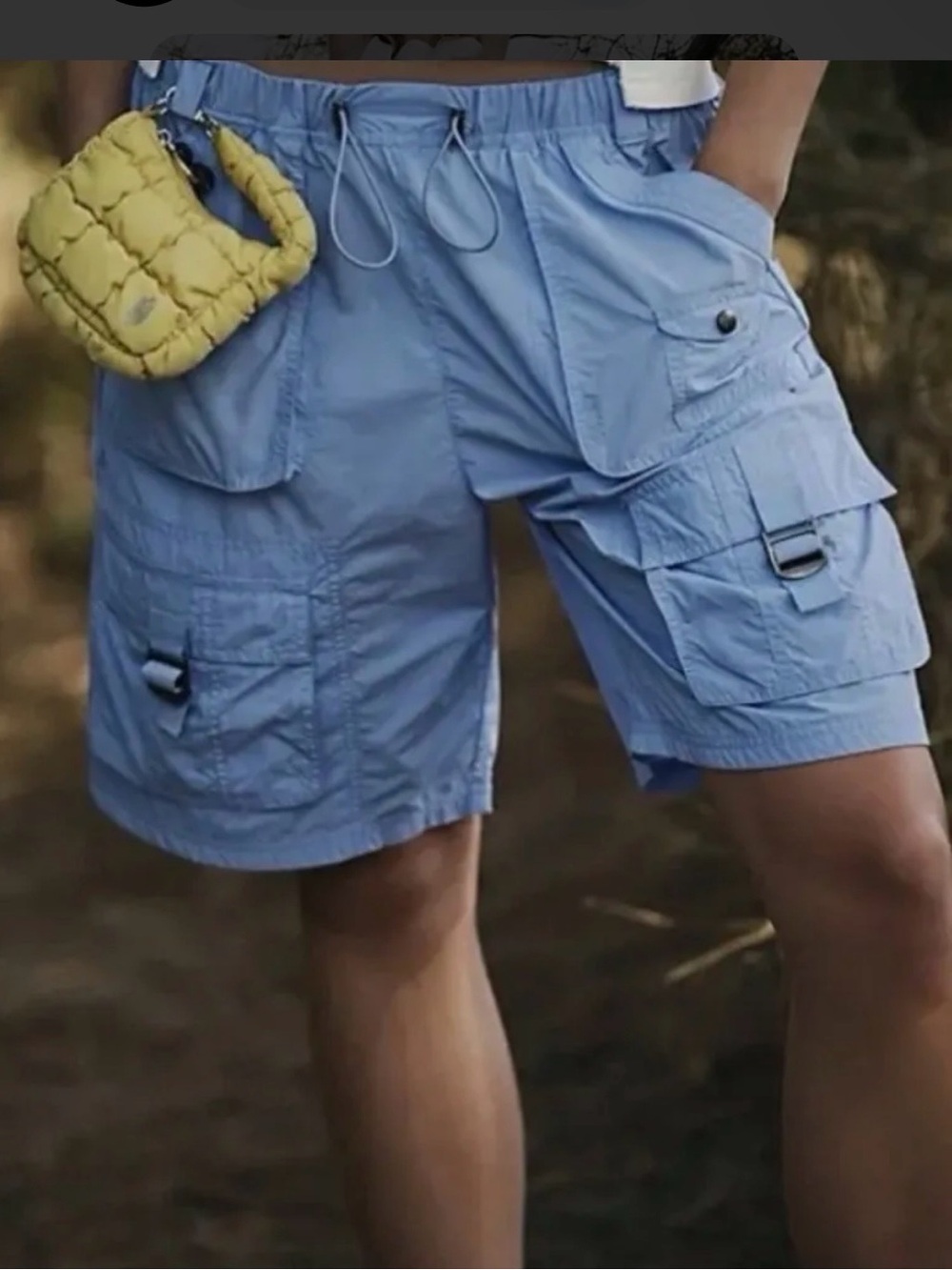 Free People March On Hike Shorts in High Dive Blue Ground FP Movement NWT 🌷
